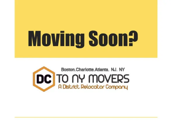 New york City Moving Service Area