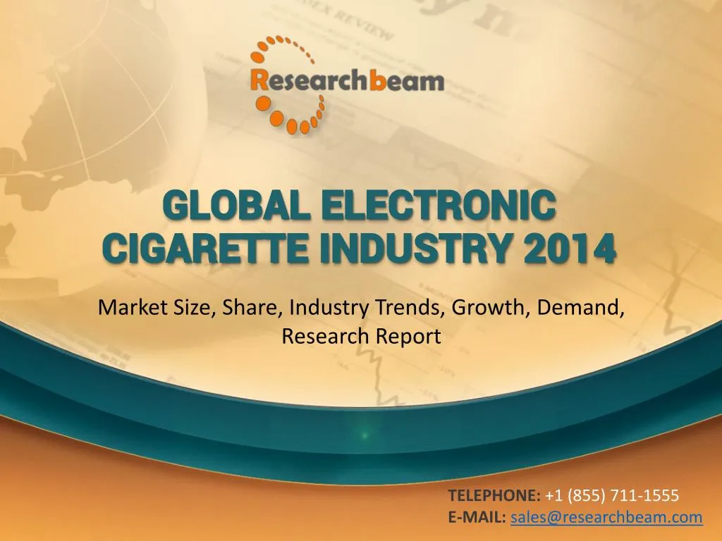global electronic cigarette industry 2014