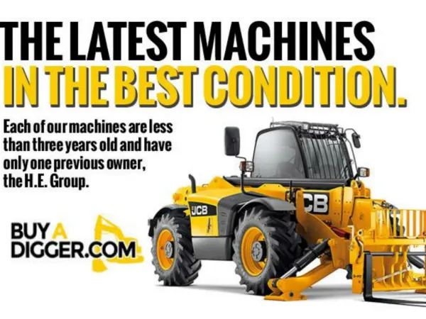 New and used JCB or digger for sale