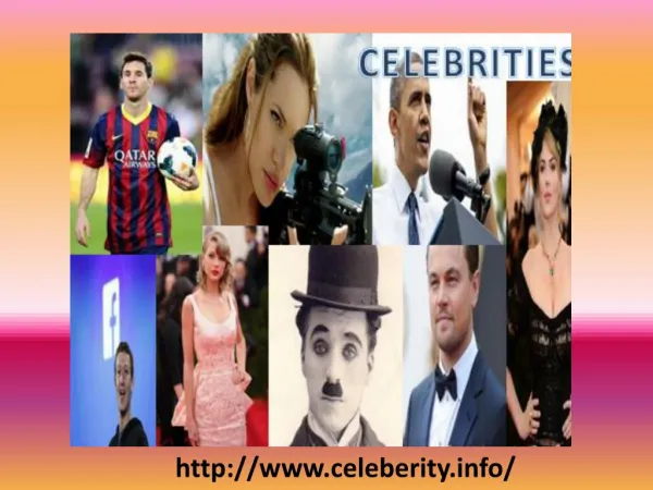 Information of Popular Celebrities