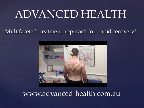 Advanced Health - Chiropractor in Melbourne