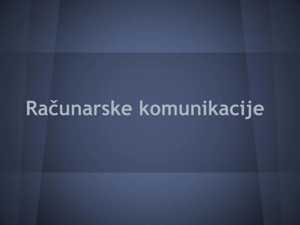 ra unarske komunikacije