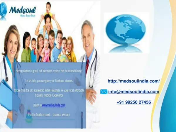 Medsoul offers Medical Tourism in India