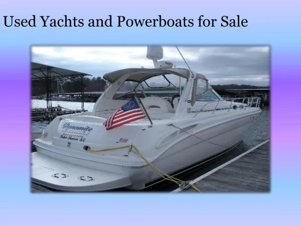 Used Powerboats For Sale