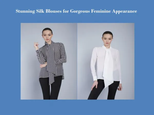 Silk shirts for women