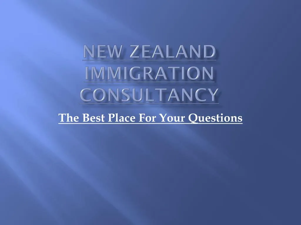 new zealand immigration consultancy