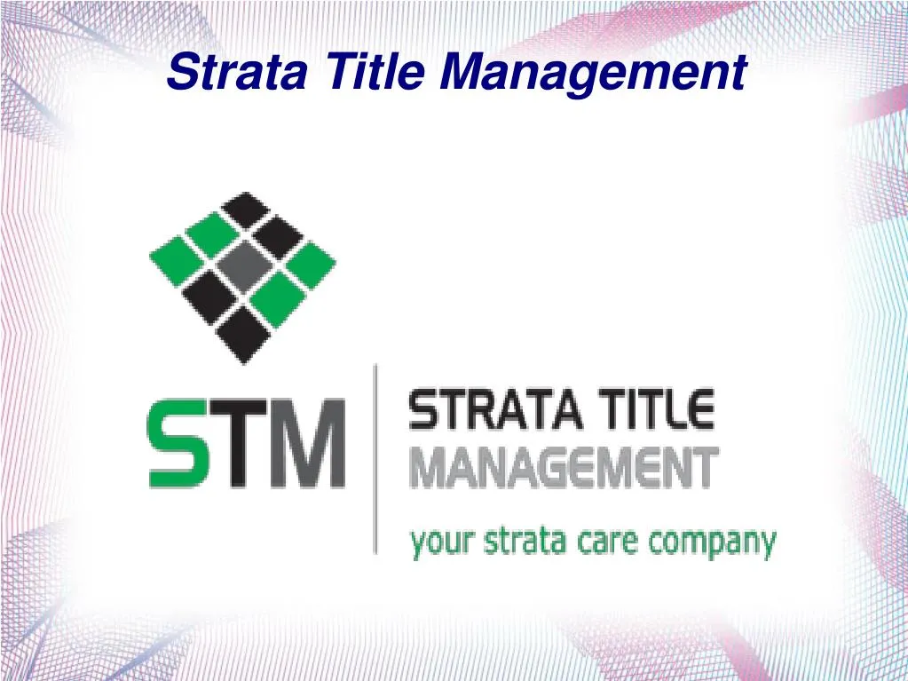 strata title management