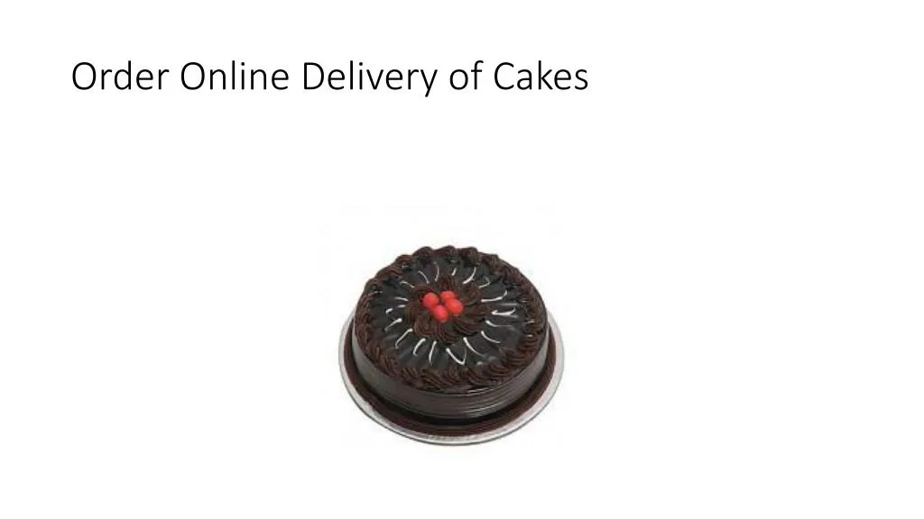 order online delivery of cakes