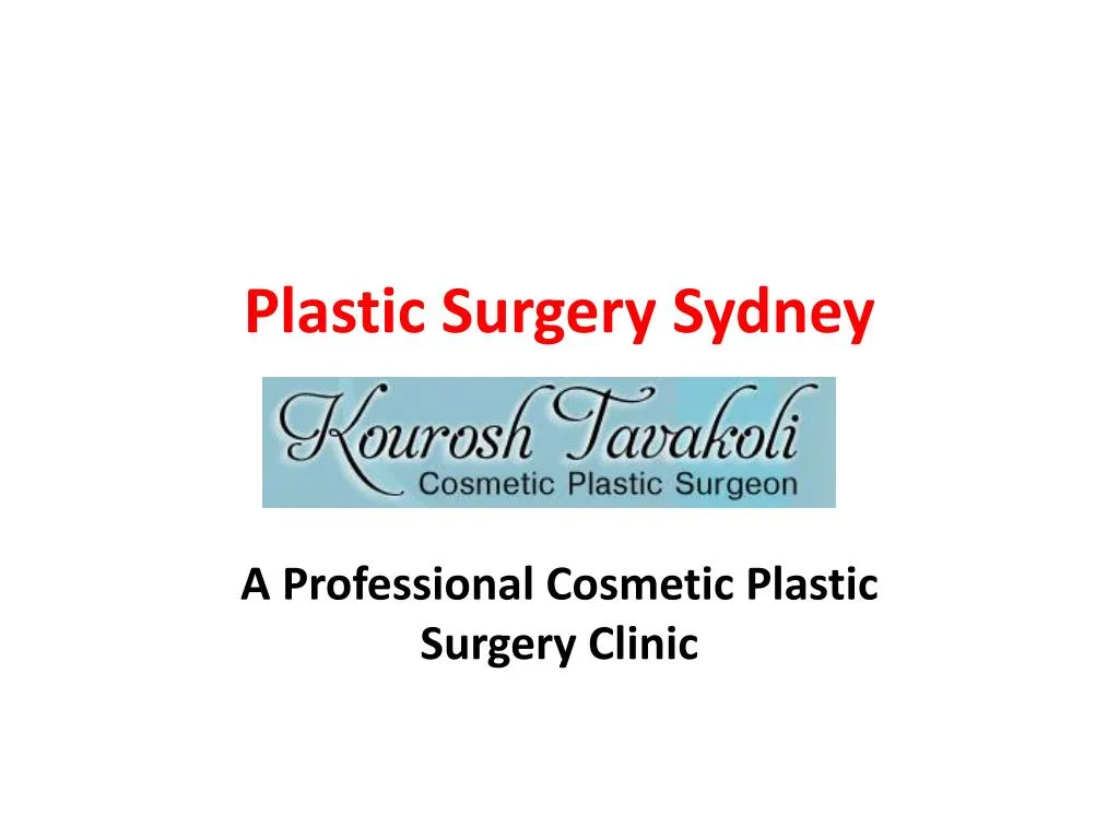 plastic surgery sydney