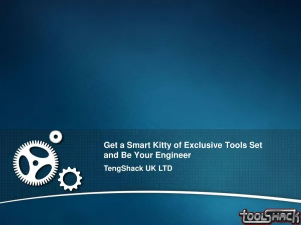 Get A Smart Kitty Of Exclusive Tools Set And Be Your Enginee