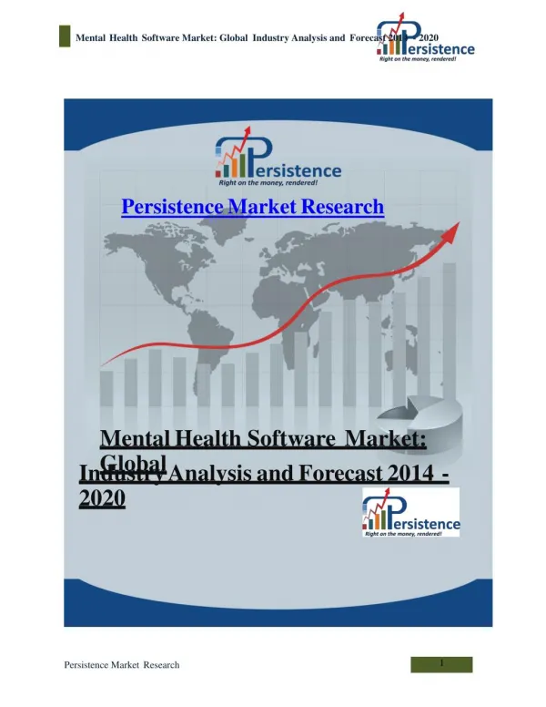 Mental Health Software Market: Global Industry Analysis and