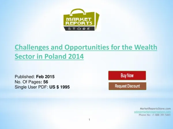 Wealth Sector industry in Poland 2014