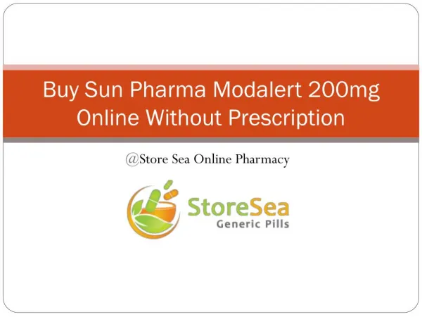 Buy Sun Pharma Modalert 200mg online without prescription