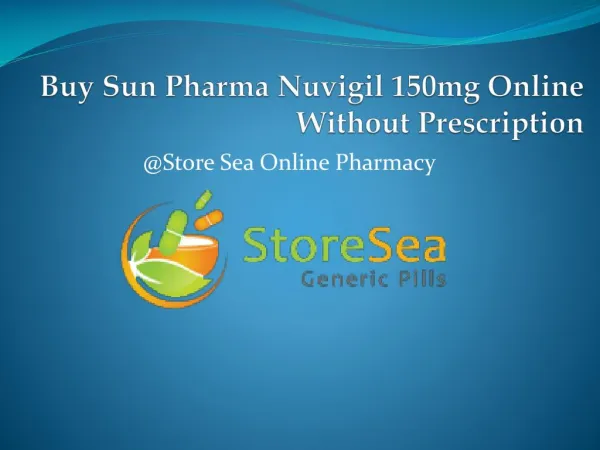 Buy Sun Pharma Nuvigil 150mg Online