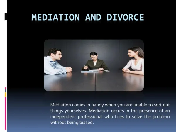 Ppt The Stages Of Divorce Mediation Powerpoint Presentation Free Download Id12635930