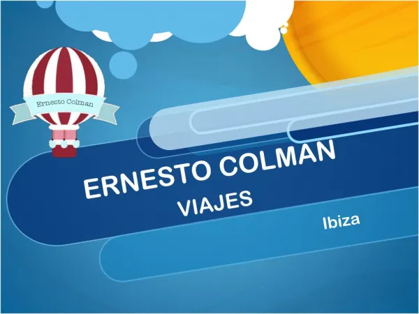 Ernesto Colman viajes: Ibiza
