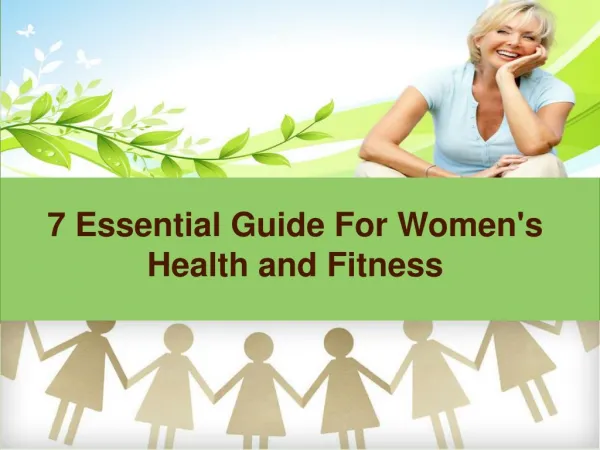 7 Essential Guide For Women's Health and Fitness