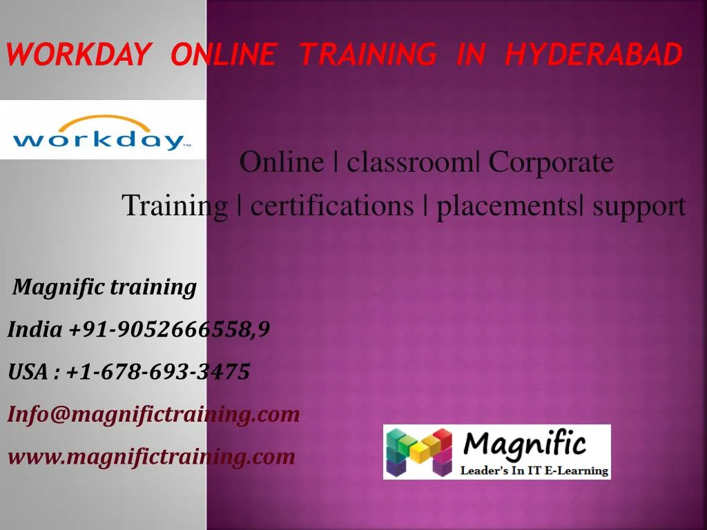 workday online training in hyderabad
