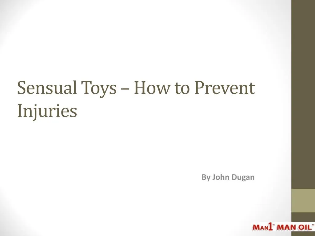sensual toys how to prevent injuries
