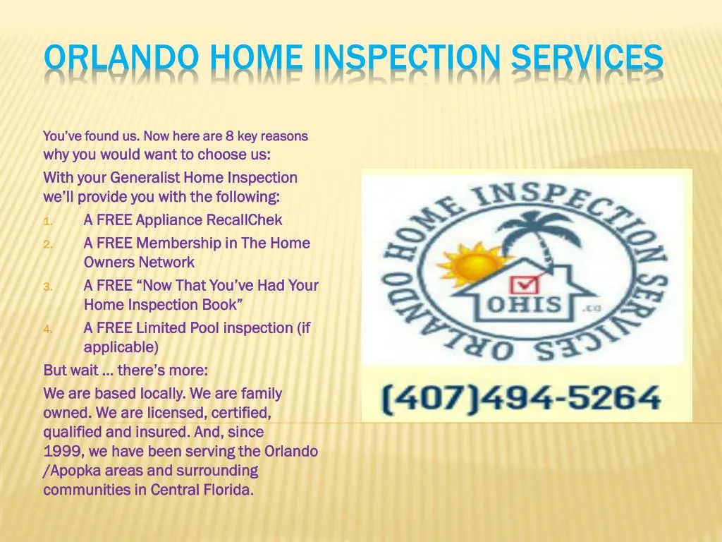 orlando home inspection services