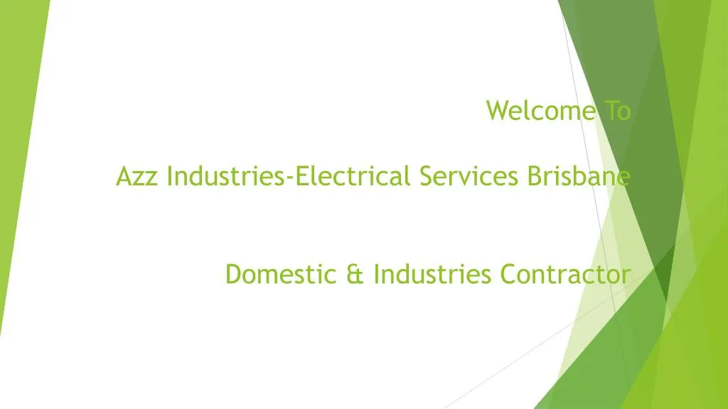 welcome to azz industries electrical services brisbane domestic industries contractor