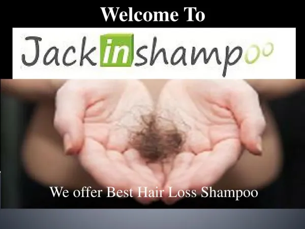 Best shampoo for hair loss