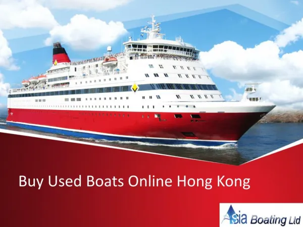 Buy Used Boats Online Hong Kong