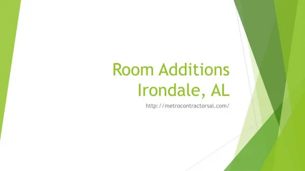 Room Additions Irondale, AL