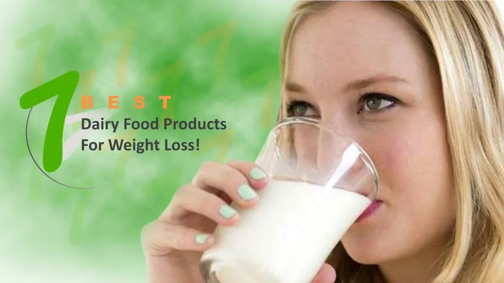 best dairy food products for weight loss