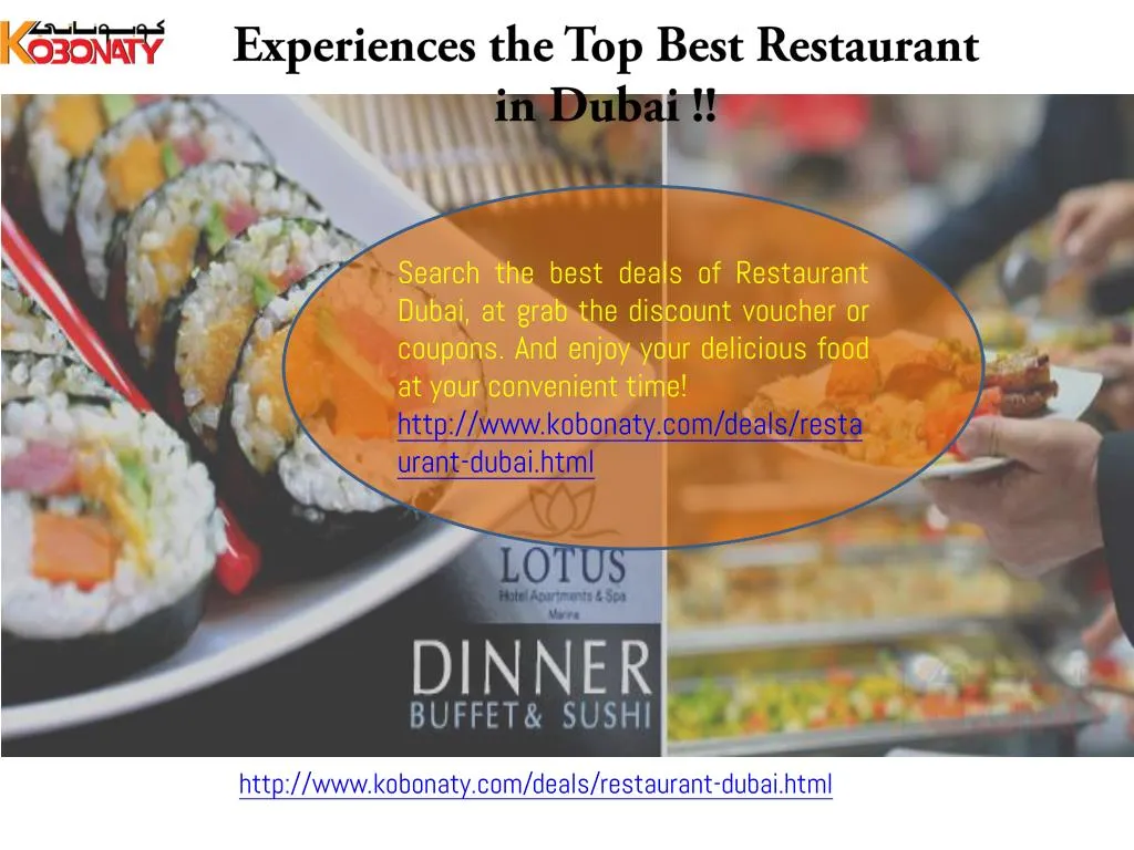 experiences the top best restaurant in dubai