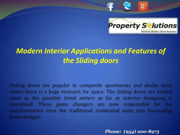 Modern Interior Sliding doors