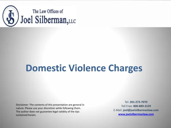 Domestic Violence Charges