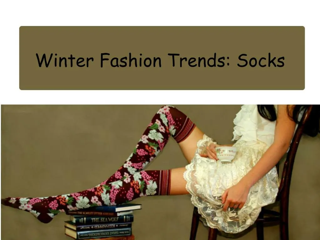winter fashion trends socks