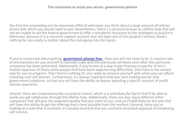 free government phones