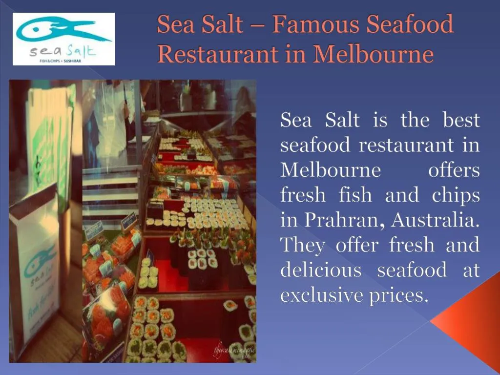 sea salt famous seafood restaurant in melbourne