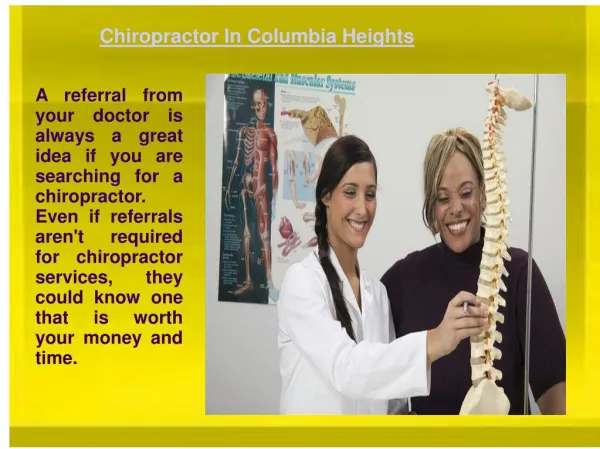 Chiropractor In Columbia Heights