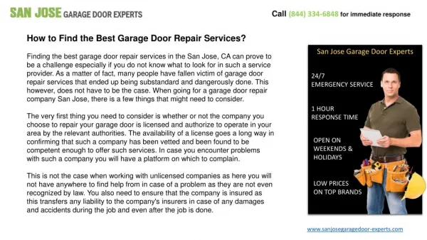 How to Find the Best Garage Door Repair Services?