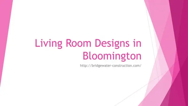 Living Room Designs in Bloomington