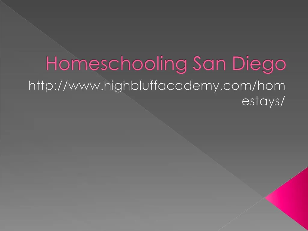 homeschooling san diego