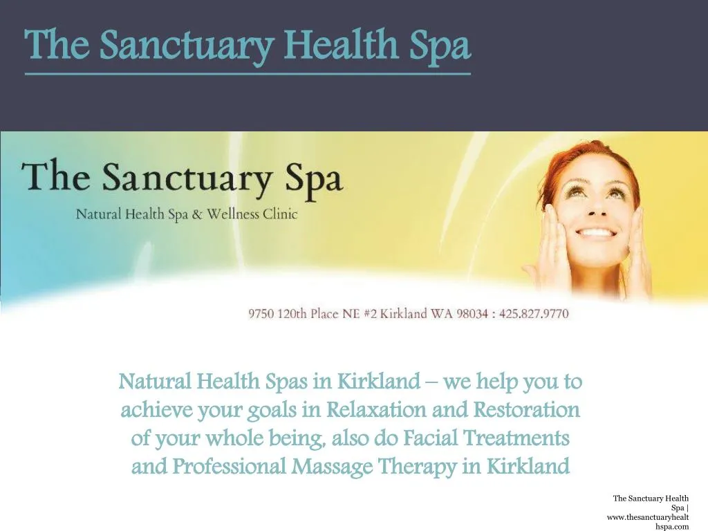 the sanctuary health spa