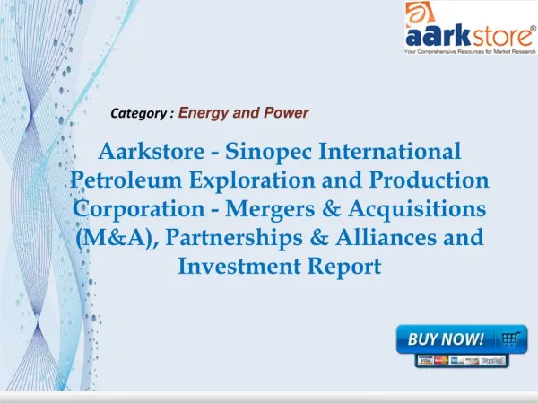 Aarkstore - Sinopec International Petroleum Exploration