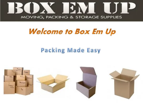 Packing Boxes for Sale Brisbane