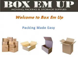 Packing Boxes for Sale Brisbane