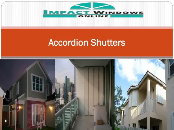 Accordion Shutters