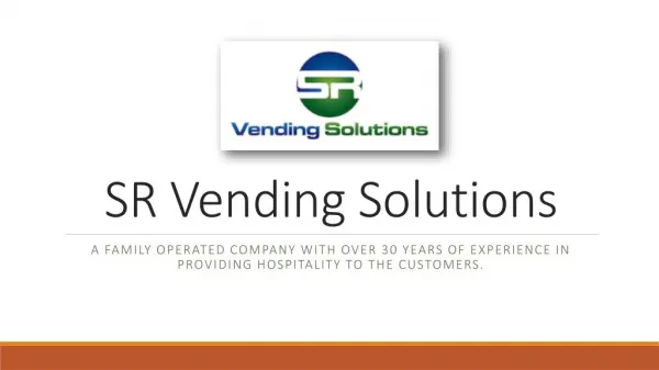 SR Vending Solutions - Candy Vending Machines in Florida
