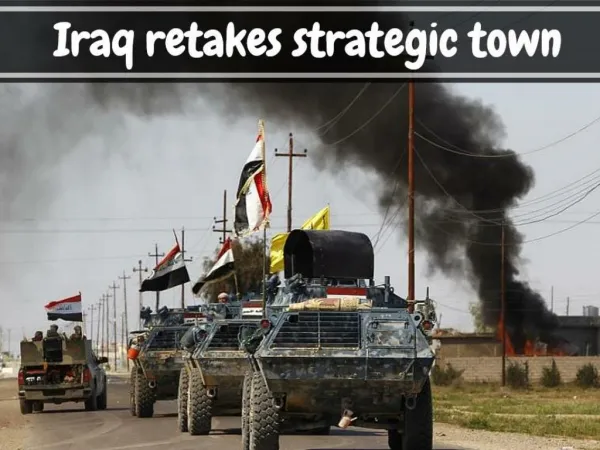 Iraq retakes strategic town