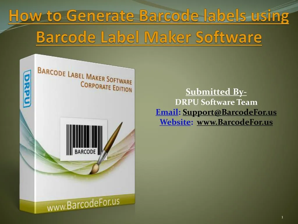 how to generate barcode labels using barcode label maker software