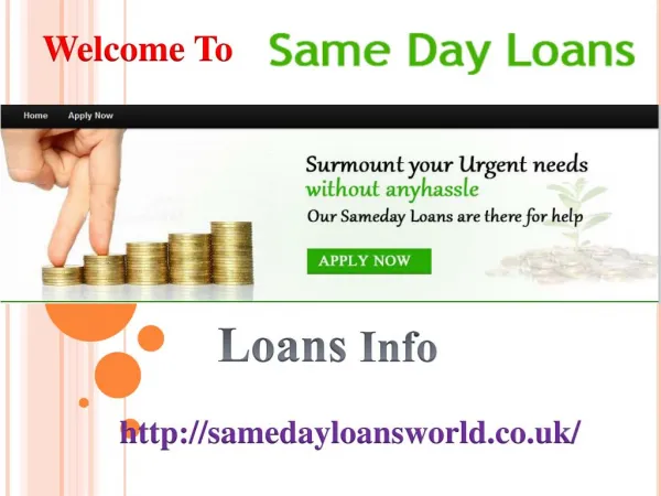 Same day loans online at best APR