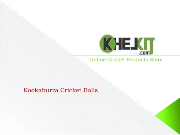 Buy Kookaburra Cricket Balls Online In India - Khelkit.com