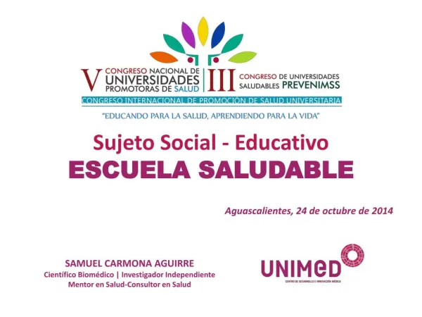 SUJETO SOCIAL EDUCATIVO - SAMUEL CARMONA